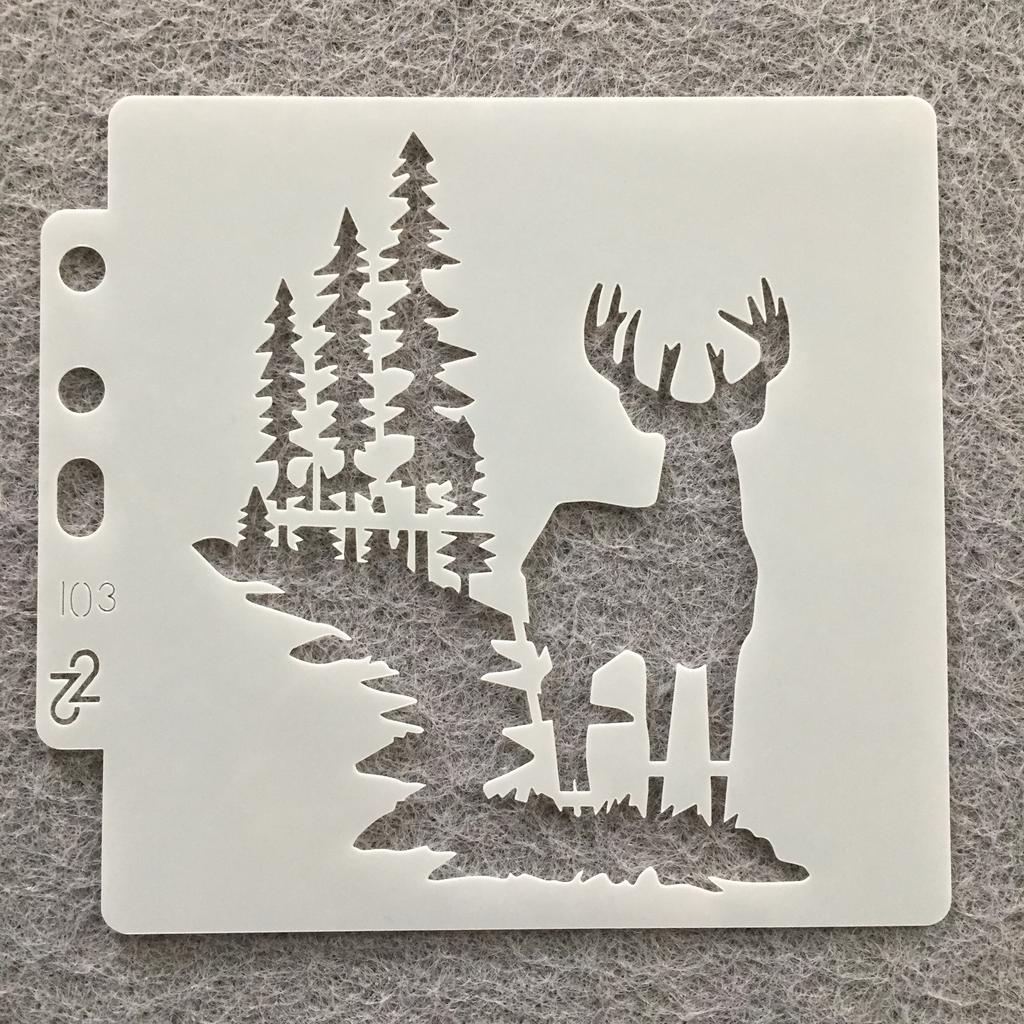 9 шт./лот 13 см Рождественский Санта-Клаус DIY многослойные трафареты для рисования раскраска для скрапбукинга тиснение альбом декоративный шаблон