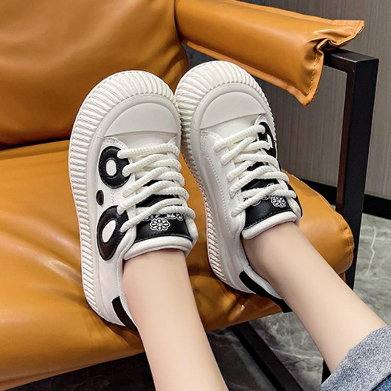 2024 Дизайнерская женская спортивная обувь Новая модная обувь с принтом на толстой подошве Удобная повседневная женская обувь на весну и осень