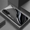 Счастливый чехол для телефона из стекла с узором «рябь» Подходит для Samsung Galaxy S26 S25 S24 S23 S22 S20 FE/Ultra/Plus Противоударная задняя крышка