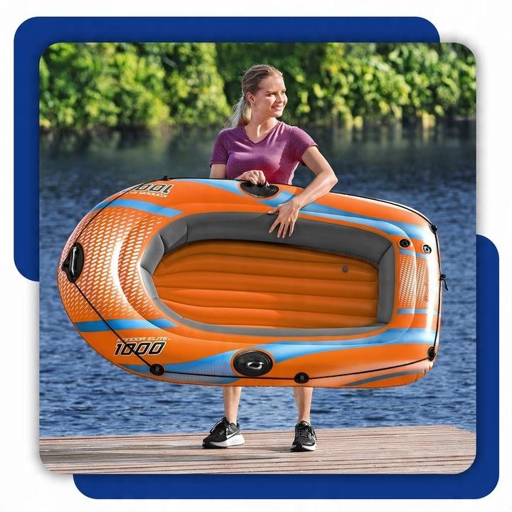 Ponton Kondor 1000 Bestway 61135 Mocna Dmuchana Łódka Do 80 Kg 162 X 96 Cm
