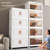 Foldable Children's Wardrobe: Plastic Organizer for Baby Clothes, Toys, Snacks
