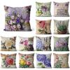 Provence Kissen Lavender Decorative Throw Pillow Sofa Cushion Cover Personalized Floral Throw Pillow Cover