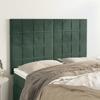 VidaXL Headboard Bedroom Furniture Bed Accessories Single Bed Heads Bed Frame Interiors Dark Green 3116383