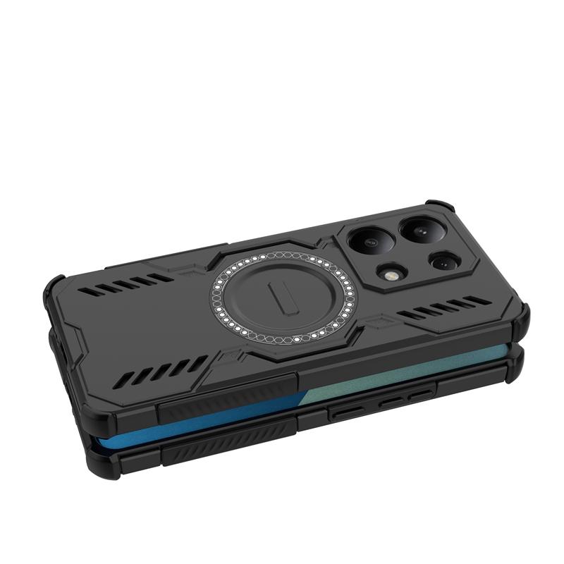 Чехол для Xiaomi Redmi Note 13 4G Чехол Redmi Note 13 4G Противоударный Магнитная Адсорбция Беспроводная Зарядка Крышка Для Чехла Redmi Note 13 4G