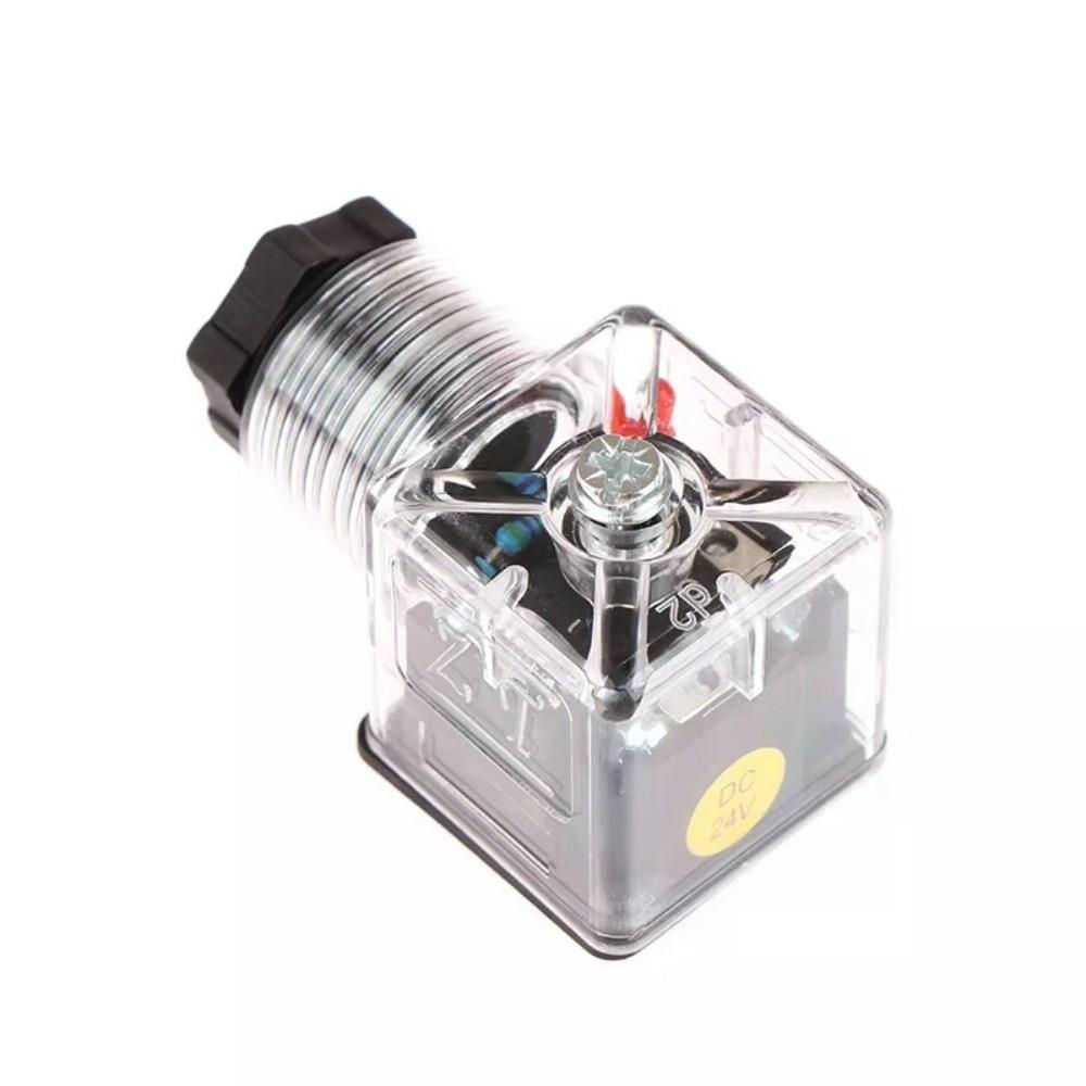 With Lamp Plug Hydraulic Solenoid Valve Plug Universal Accessories Electrical Connections