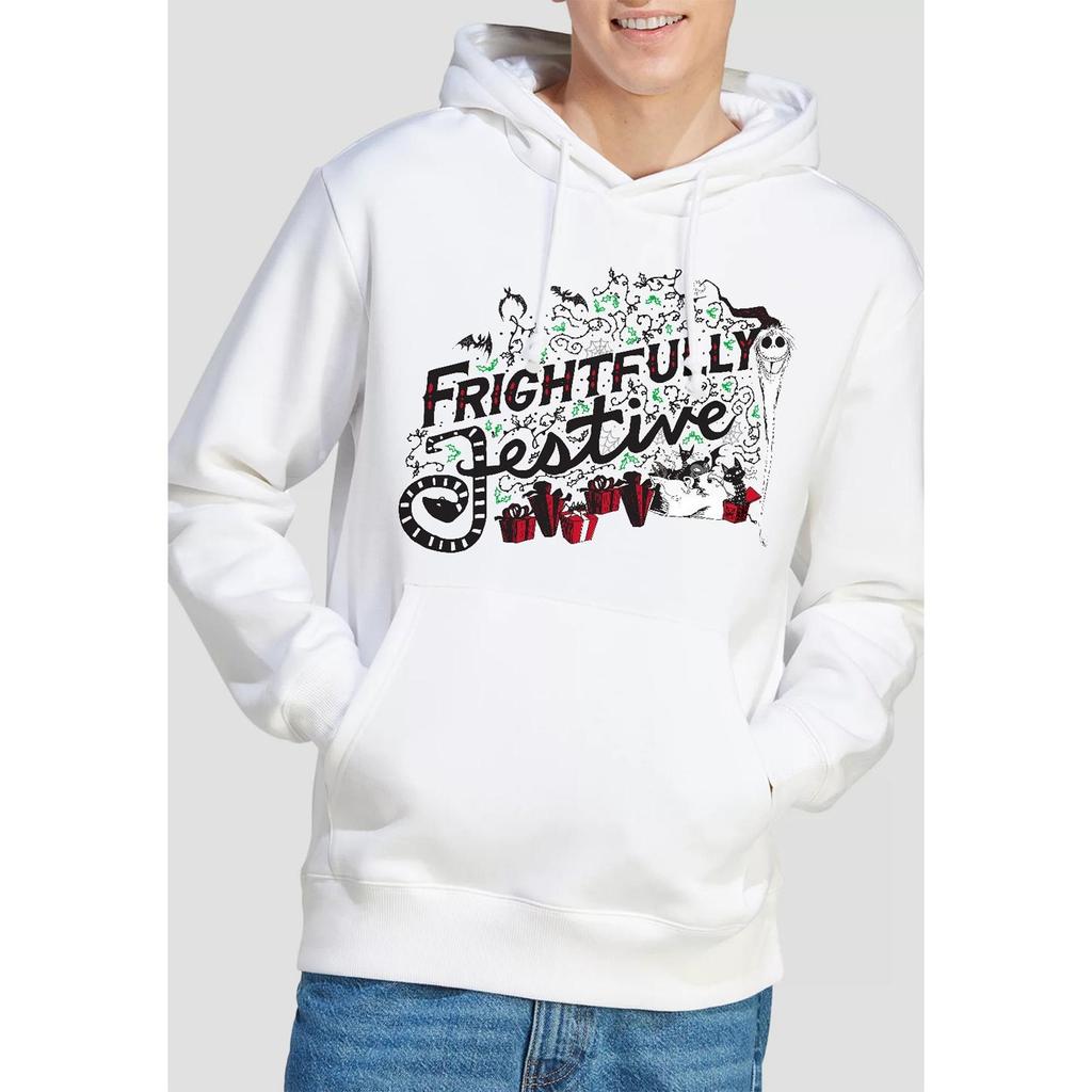 The Nightmare Before Christmas Mens Frightfully Festive Holiday Hoodie