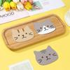 Non-slip Cat Shaped Silicone Cup Mat Holder Coffee Tea Drinks Cartoon Coaster Hot Drink Stand Kitchen Insulated Pad Accessories