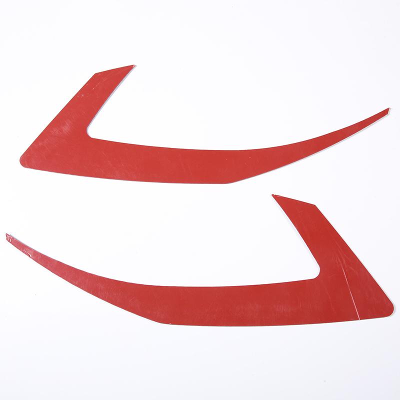 2 шт., автомобильные фары, передняя лампа, наклейка для бровей, декоративная отделка век для Nissan 350Z 2003-2006, Стайлинг