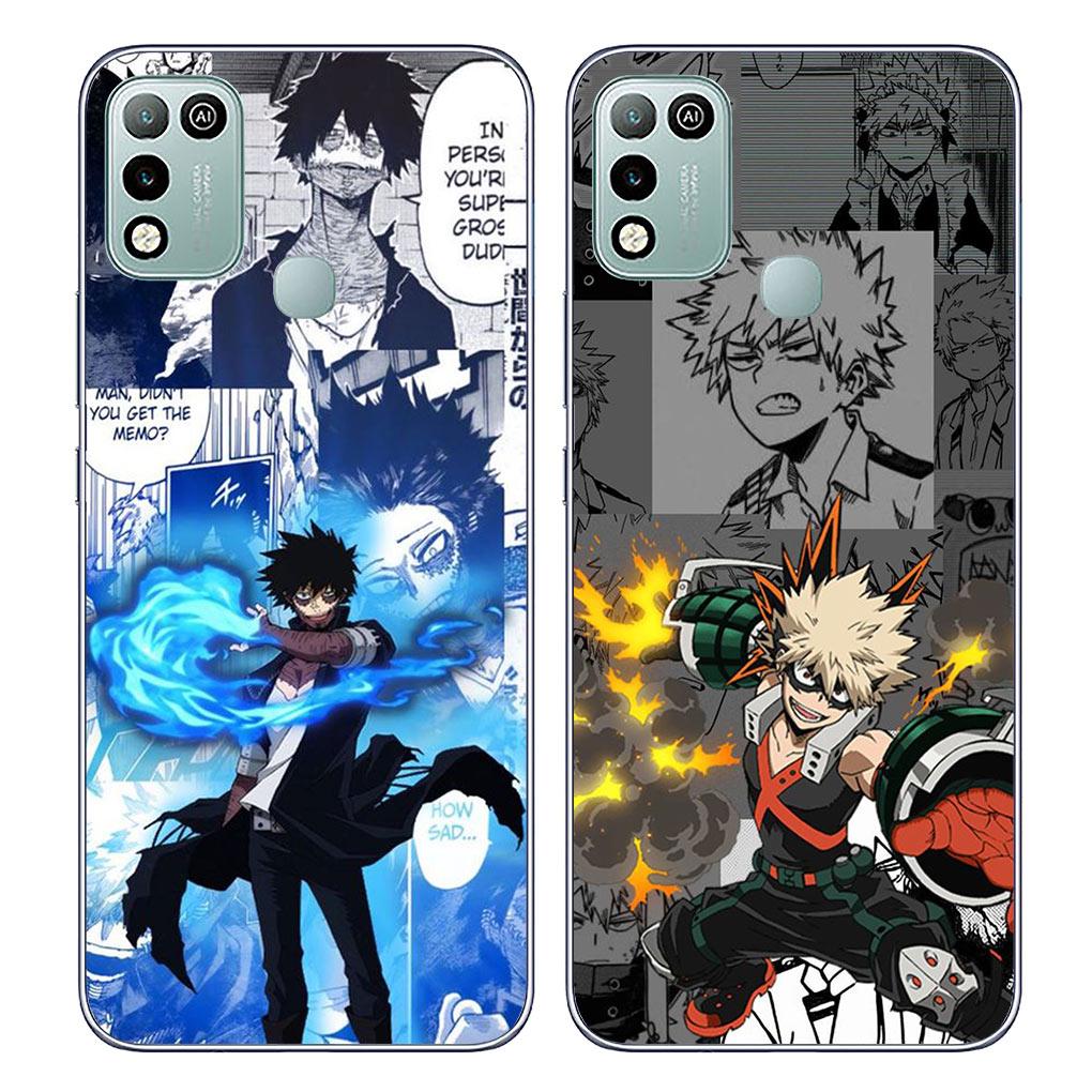 My Hero Academia Deku Bakugou Todoroki Cover for Motorola Moto G13 G14 G53 G54 G62 G72 G82 G84 E13 E20 G42 G32 G23 G22 Case