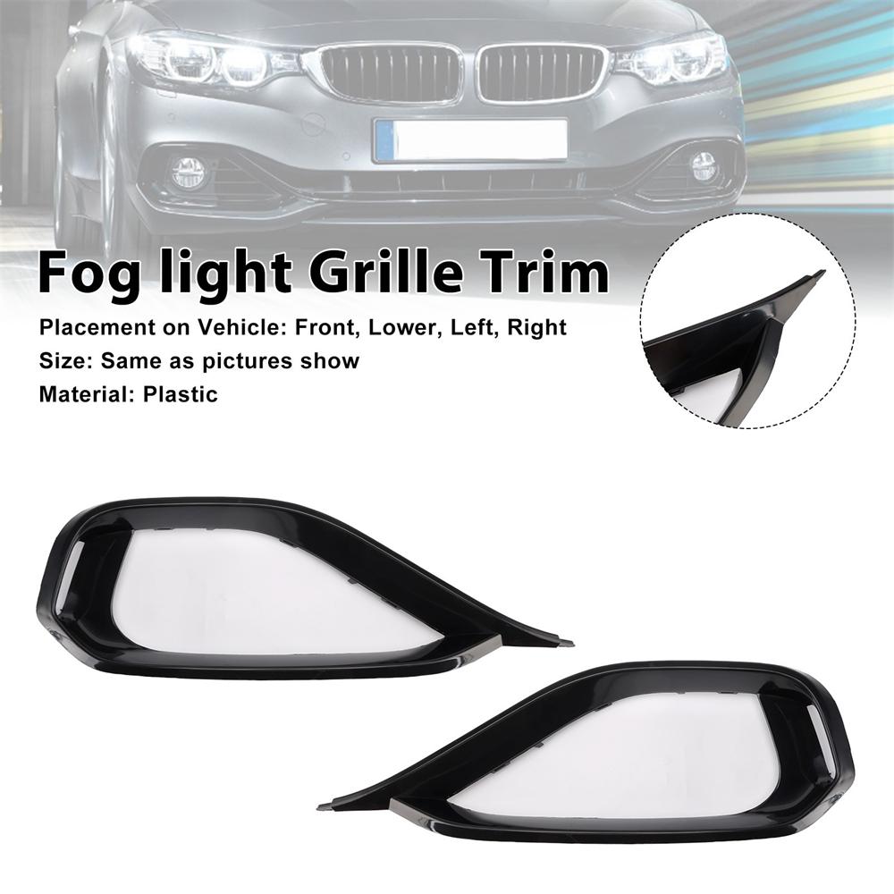 51117294839 51117294840 Подходит для BMW 428i 430i 435i 440i Левая и Правая Декоративная накладка решетки противотуманной фары