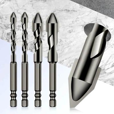 Высокопрочное эксцентриковое сверло с косой головкой, многофункциональное треугольное сверло для плитки, набор сверл, инструменты с шестигранным хвостовиком