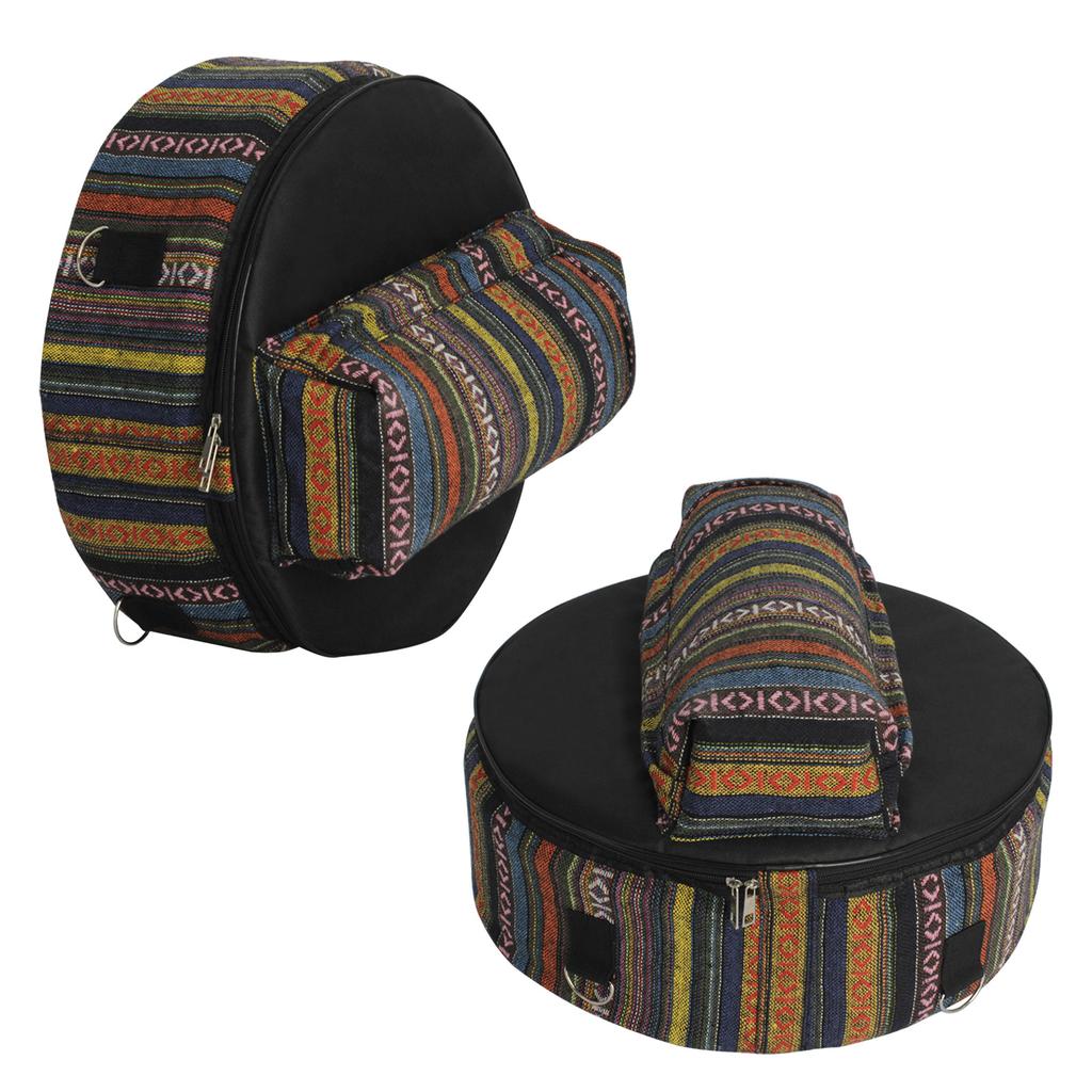 Сумка для хранения малого барабана из утолщенной ткани Оксфорд, защитный чехол для переносного барабана с плечевыми ремнями