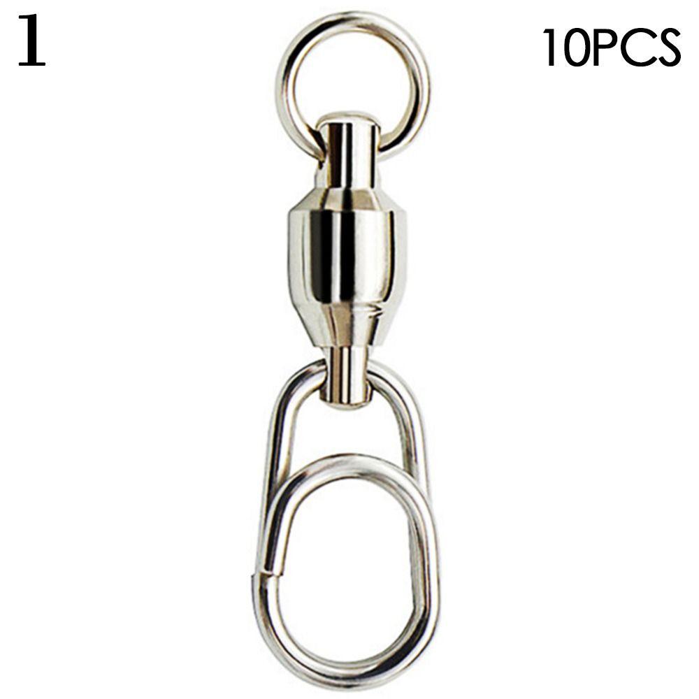 Соединительное кольцо для приманки Рыболовные принадлежности Подшипник Вертлюг Соединитель для джиг-приманки Защелка Роллинг Овальные разъемные кольца