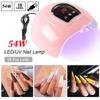 18Leds 54W Led Lamp for Nails Uv Nail Drying Light for Gel Nail Manicure Polish Cabin Lamps Dryer Machine Nails Equipment Professional