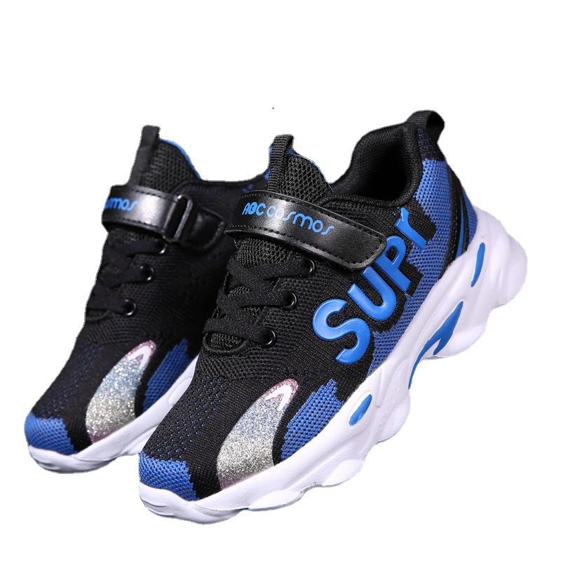 ABC/Бег, детская обувь с нескользящей мягкой подошвой Одноклассники средней школы Обувь для мальчиков Весенние и летние спортивные одноклассники ABCLUNPAO