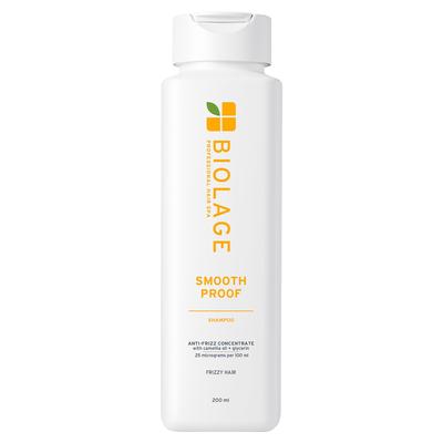 Biolage Smooth Proof - Шампунь против пушистости | Контроль пушистости до 72 часов | С маслом камелии и глицерином | Для сухих и пушащихся волос | Для женщин и мужчин | V