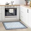 Kitchen Mat Blue Grey Cement Tiles 45x75 - Non-slip Vinyl