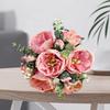 Свадебный Букет Реалистичный Романтичный Эстетичный Декоративный Искусственный Шелковый Цветок 10-головый Симуляция Гибискуса