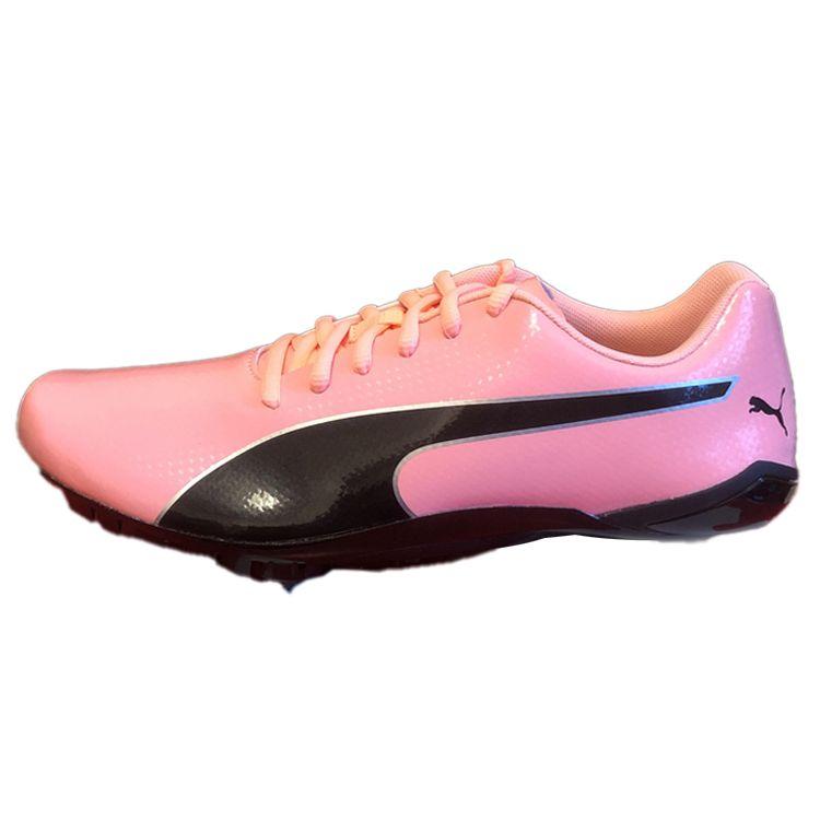 Puma EvoSpeed Carbon Plate Sprint Spikes Unisex Sneakers Pink Black 194934-02