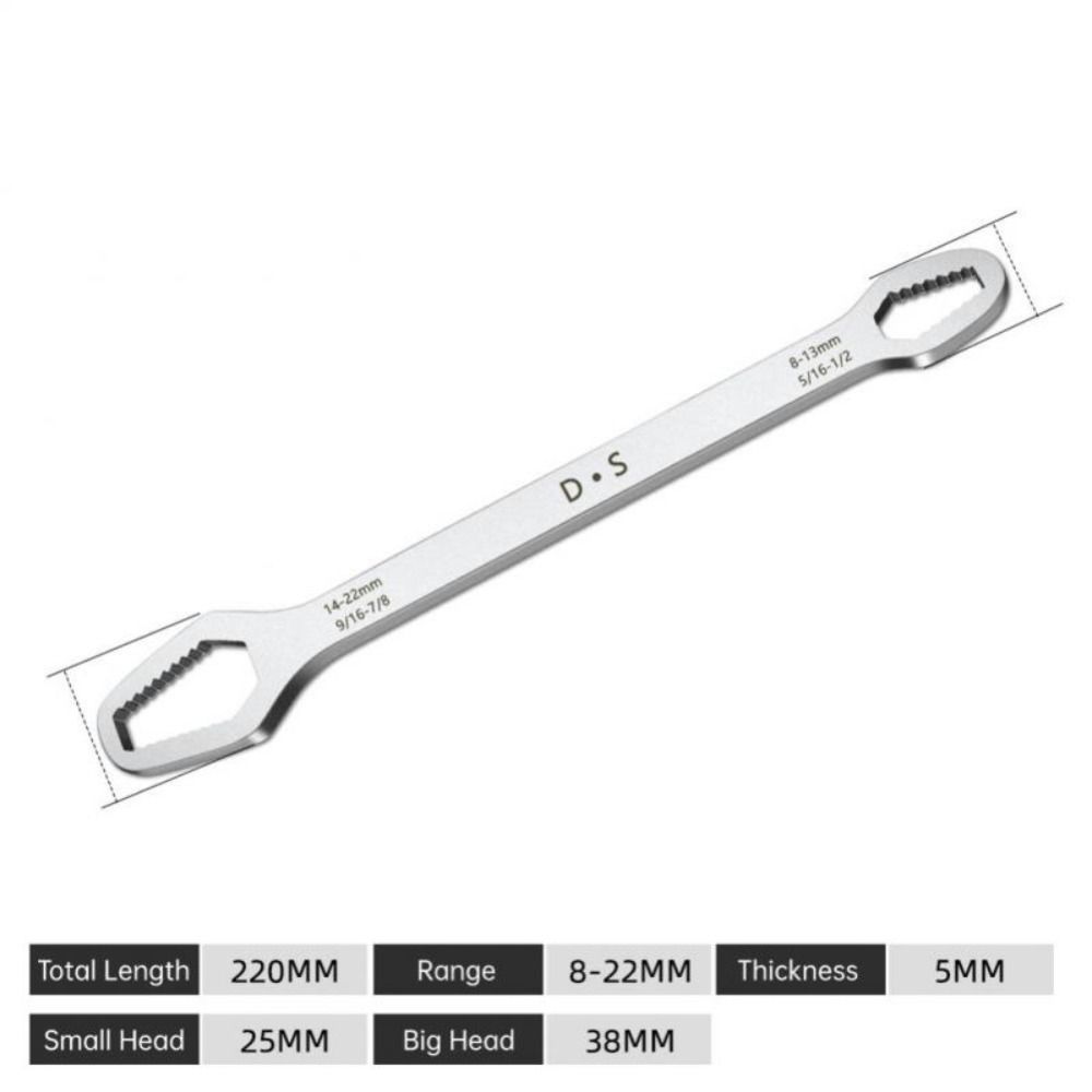 Multi-purpose Manual Repair Tool Universal Torx Wrench Double-head Torx Spanner Ratchet Wrench