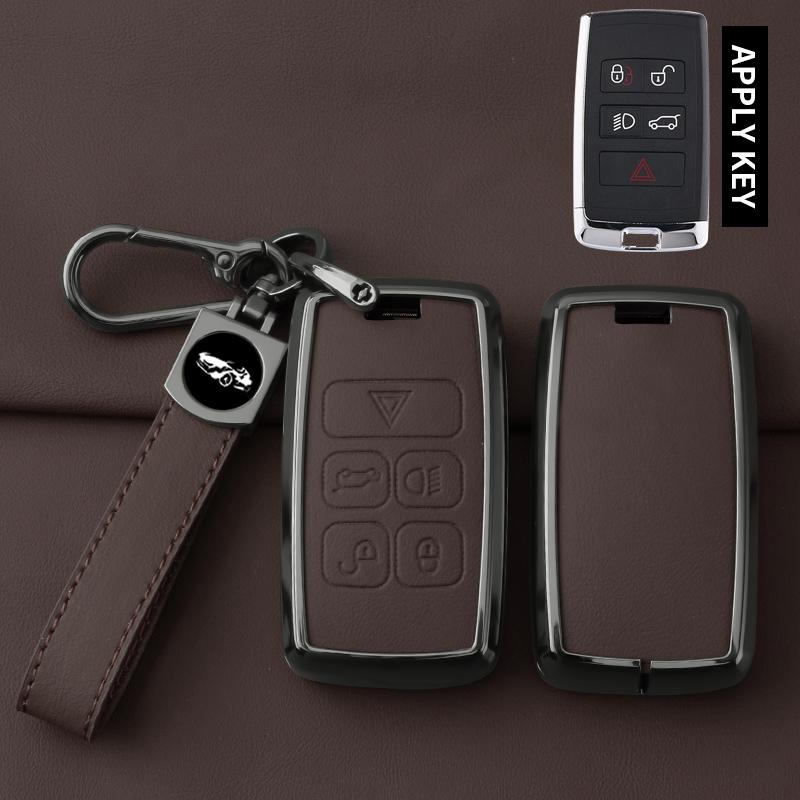 Interior Mouldings Car Zinc Alloy Key Case Cover Shell For Land Rover Range Rover Discoverry 5 Sport Evoque For JAGUAR XE XF XJ