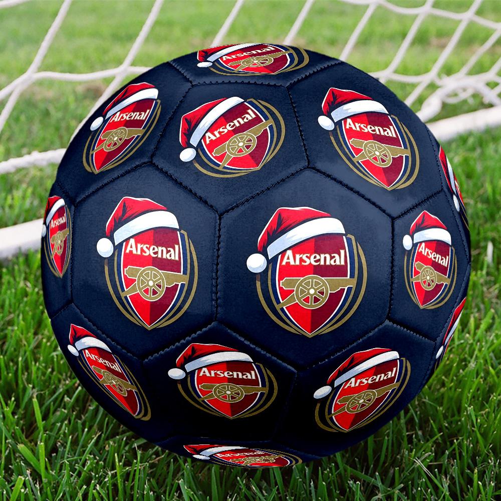 Arsenal Football Club Crest Size 5 Soccer Football Machine Sewn Outdoor Training and Matches Soccer Accessory Perfect Gift for Friends Family