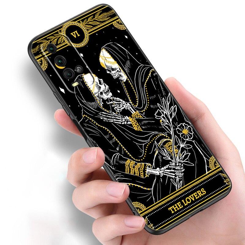 Чехол для телефона Le Tarot Egyptien de Dusserre Art для Xiaomi Redmi Note 11 10 9 8 Pro 11T 10T 10S 9S 8T 9 9A 9C 9T, черный мягкий чехол