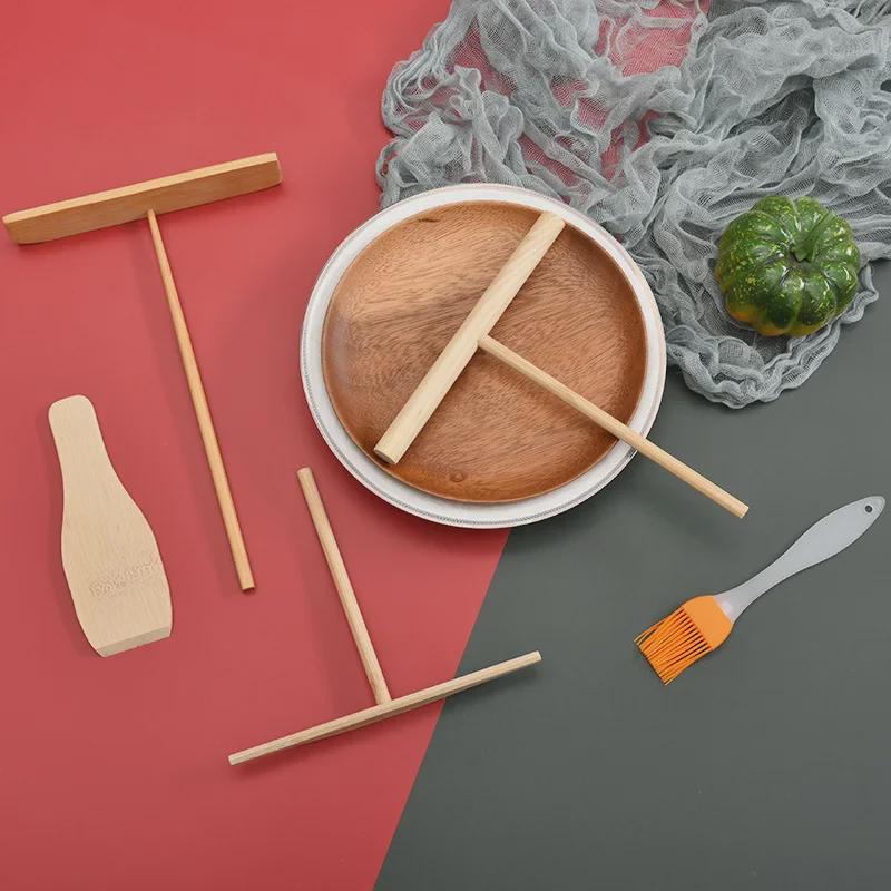 Набор кухонных принадлежностей «Бамбуковая стрекоза»: Скребок для яиц и блинов, грабли для фруктов 