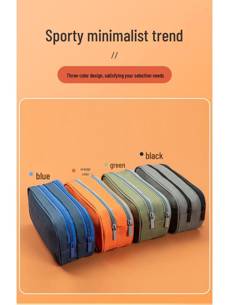 Двухслойный камуфляжный пенал для мальчиков - Многосекционная сумка для канцелярских принадлежностей для учеников средней школы