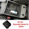 Для Hyundai Santa Fe  -  Центральный подлокотник автомобиля, ящик для хранения, контейнер, органайзер, держатель, лоток, аксессуары для интерьера