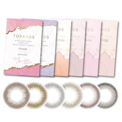 Топаз Сашихара Произведенные Цветные Контакты TOPARDS 1 МЕСЯЦ Baby Espresso [Официальный Магазин] [Рино] (Сассии) Линзы] 2 штуки (Без рецепта) [0.00]