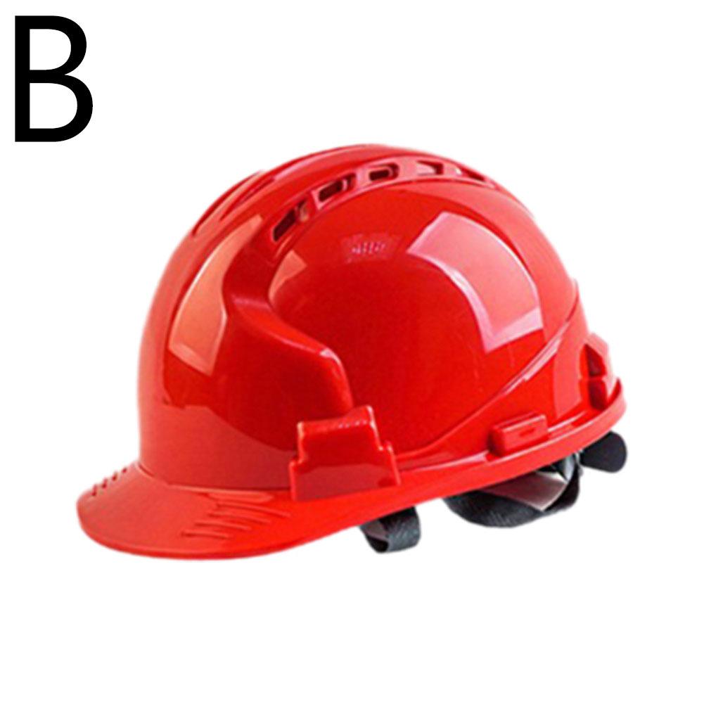 Строительная защитная каска, АБС утолщенная конструкция против скатывания, регулируемый однотонный цвет, решает проблему недостаточной защиты головы