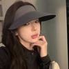 Large Brim Traceless Sun Hat Foldable Beach Cap Fashion Seamless Visor Cap  Travel