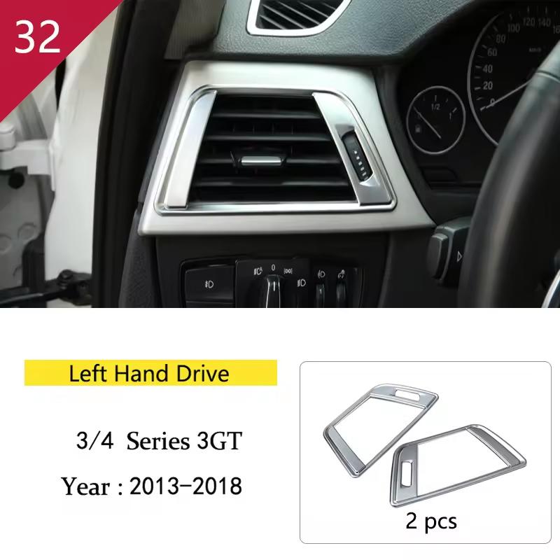 For BMW 3 4Series3GT F30 F31 F32 interior Glove Box Co-Pilot Toolbox Strips Sequin Decorative Cover Trim Car Styling Accessories