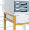 Lockable Multi-Layer A4 File Cabinet Drawer - Plastic Office Storage Box