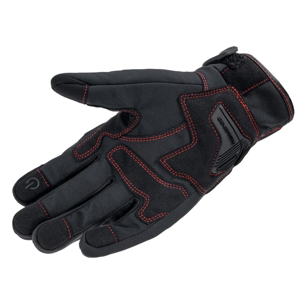 KOMINE Защитные ветрозащитные теплые перчатки для мотоциклов HG черные красные XL GK-855
