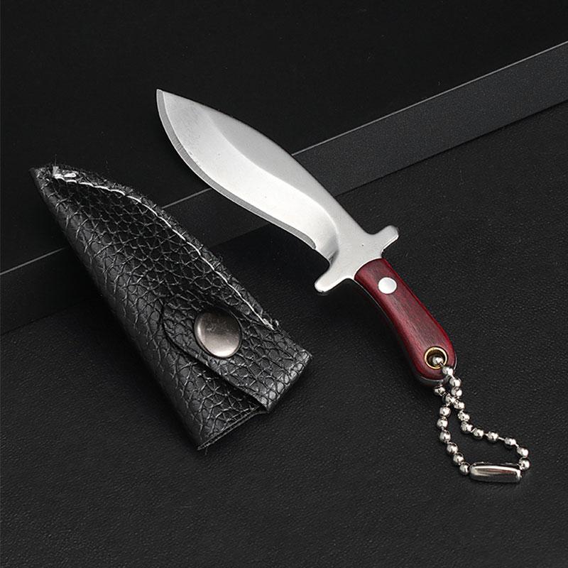Мини-нож для открывания бутылок вина с маленьким лезвием, кухонный нож для распаковки, резки бумаги, EDC, брелок для ключей, подвесной