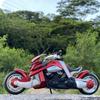1/12 Yamaha Tyrannosaurus Rex V-REX Racing Motorcycle Simulation Alloy Motorcycle Model Sound and Light Collection Kids Toys Gift
