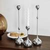 1/3pcs Silver Gold Black Candlestick Holder Romantic Wedding Photography Props  Home Dining