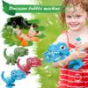 (H0826)9 отверстий полностью автоматический Gatling механический дракон пузырь машина дети открытый электрический пузырь машина игрушки для мальчиков девочек подарок на день рождения 100 мл