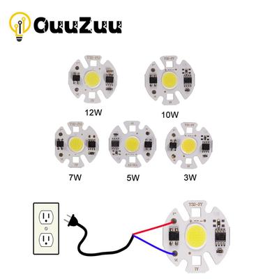 Мини-COB светодиодный чип лампы 220 В/110 В 3 Вт 5 Вт 7 Вт 9 Вт Y27 Лампада Светодиодная лампа IP65 Вход Smart IC для DIY Светодиодный прожектор