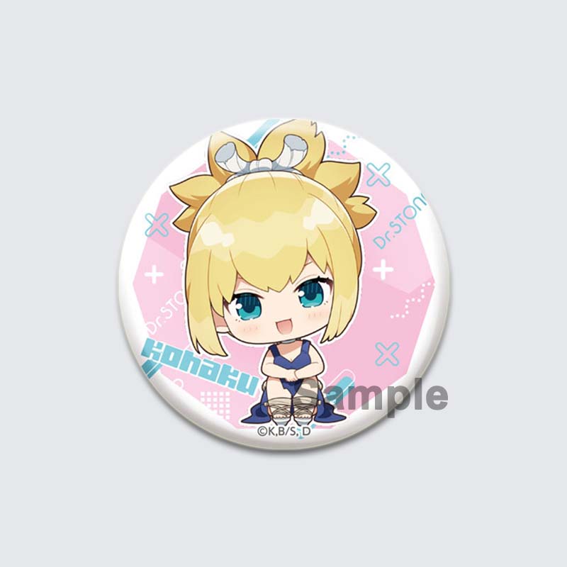 32/44/58 мм ТВ аниме DR STONE Броши на рюкзаке Мультяшный значок для коплея Ishigami Senkuu/Amber/Kohaku Милые эмалевые булавки Ювелирные аксессуары