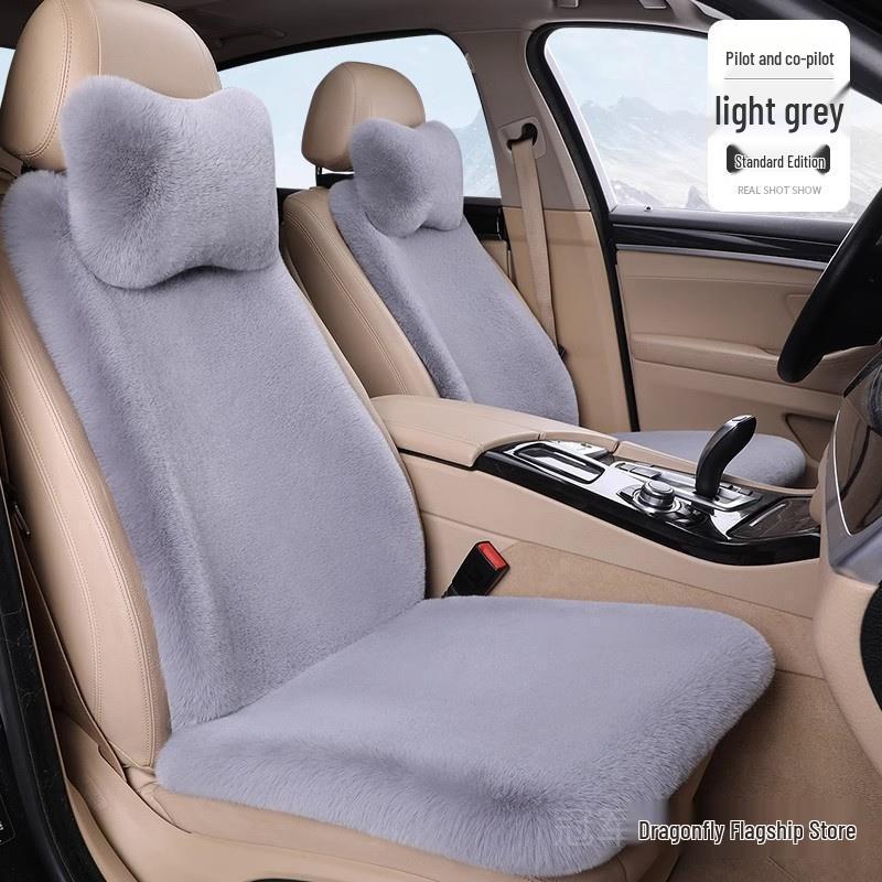 Плюшевая зимняя подушка на сиденье автомобиля для Volkswagen Jetta, Bora, Lavida, Sagitar, Santana, Passat