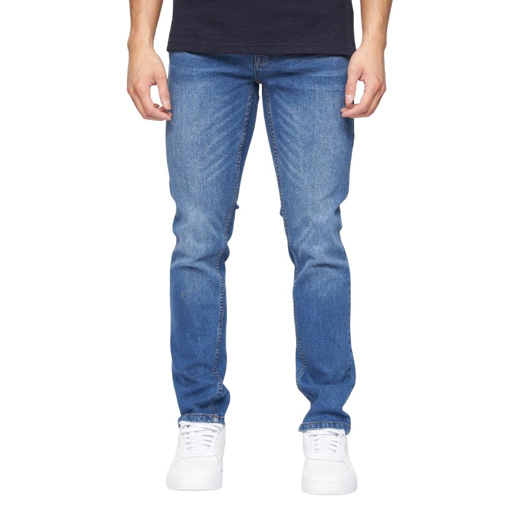 Crosshatch Mens Malcom Slim Jeans