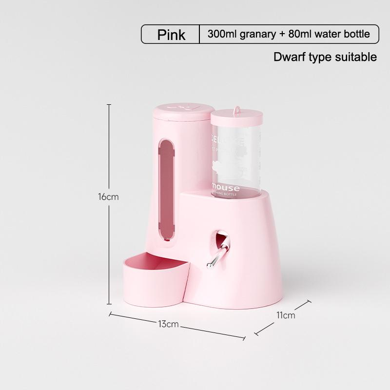 Автоматический дозатор корма для домашних животных «Золотой медведь» для хомяков, большая емкость, герметичная миска для еды с фонтаном для воды, товары для животных