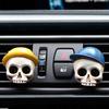 Car Air Freshener Vent Clip Skull Car Aromatic Vent Clip Automotive Air Fresheners 2Pcs Car Air Freshener Clips Car Interior