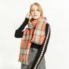 Korean Version Autumn and Winter Men's and Women's Thousand Bird Plaid Double-sided Scarf, Shawl, Scarf