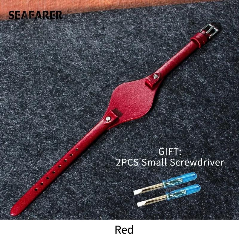 Ремешок для часов из натуральной кожи Женский ремешок для часов для Fossil ES3077 2830 3262 3060 4176 4119 4026 4340 Маленький браслет 8 мм Ремешок для часов