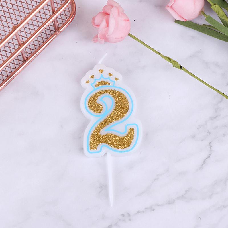 Свеча на день рождения в виде цифры