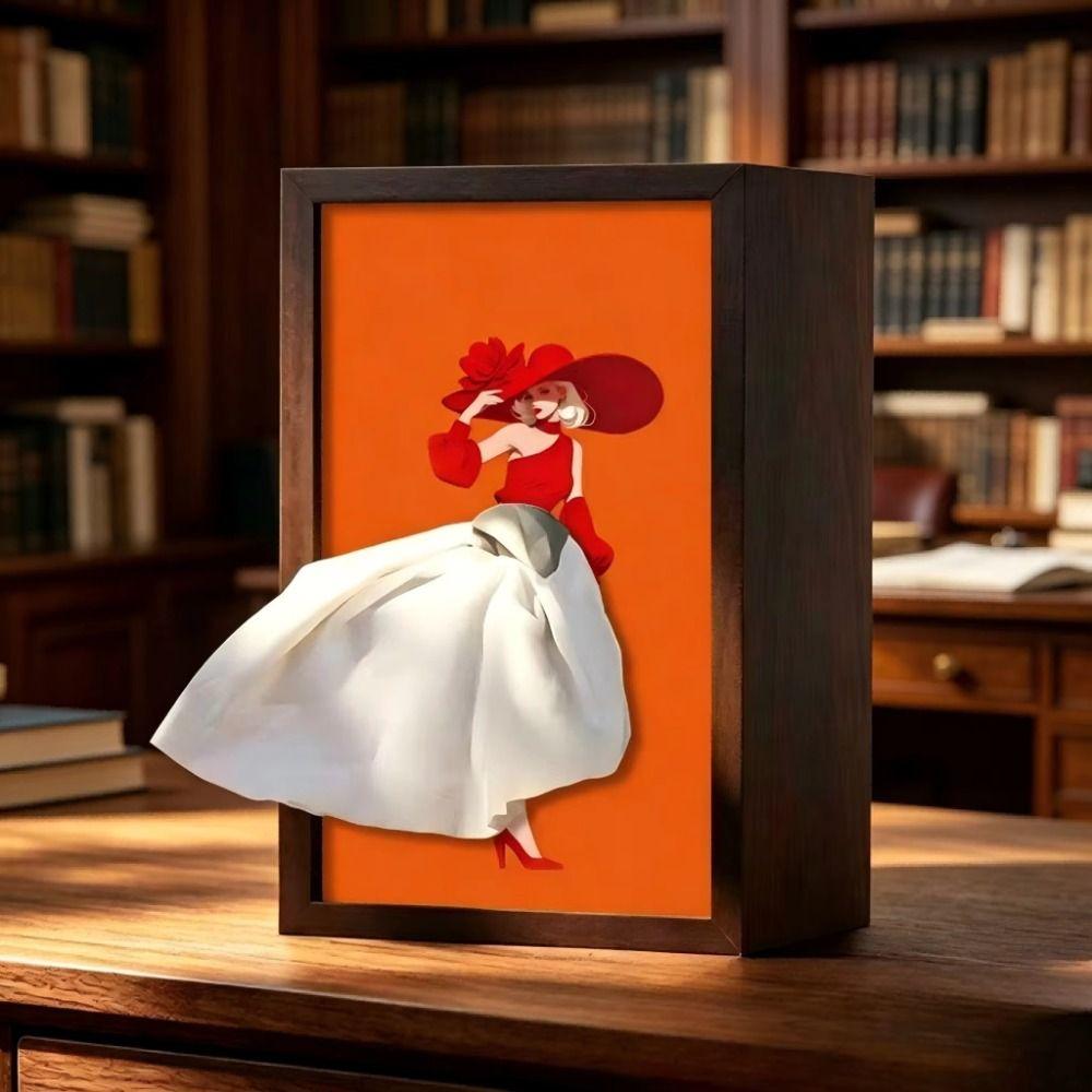 Elegant Design Ballet Tissue Box Luxury Art Tissue Dispenser Skirt Tissue Box Bedside Table